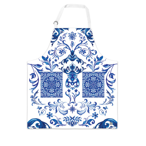 *Apron Indigo Seas Michel Design Works