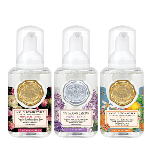 *Foaming Hand Soap Mini Set Freshly Pickled - Midnight Rose, French Lilacs, L'Orange