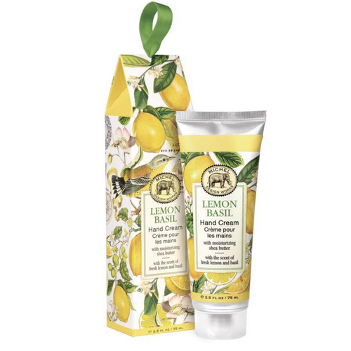 *Hand Cream Large Gift Box Lemon Basil  Michel Design Works