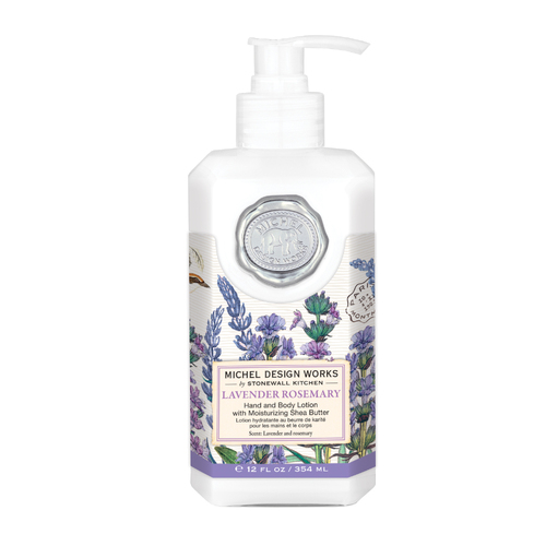 *Lotion Hand & Body Lavender Rosemary Michel Design Works