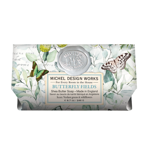 *Large Soap Bar Butterfly Fields Michel Design Works