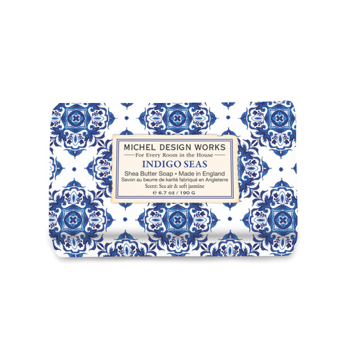 *Medium Soap Bar Indigo Seas Michel Design Works